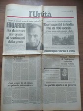 Unita novembre 1984 usato  Castellammare di Stabia