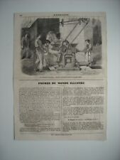 Gravure 1864. machine d'occasion  Laxou