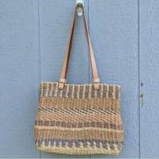 Vtg sisal basket for sale  Sparta