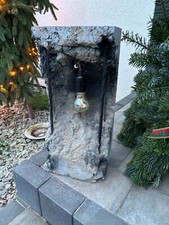 Lampa retro ogrodowa betonowa mała stojąca na sprzedaż  PL