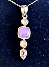 Sterling silver tanzanite for sale  WOODBRIDGE