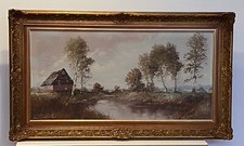 Reduziertantik vintage ölgem� gebraucht kaufen  Hamburg