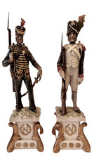 Cacciapuoti coppia statuine usato  Trevignano Romano