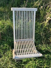 Teak folding chair for sale  SWANLEY