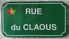 Pancarte émaillé rue d'occasion  Nemours