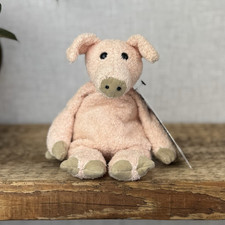 Jellycat Baby Bunglie Pig - Minúsculo Bunglie Pink Pig Vintage Antigo Colecionável 7"" comprar usado  Enviando para Brazil