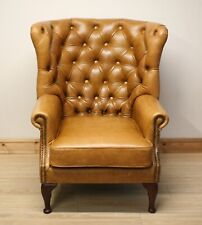 Chesterfield tan leather for sale  HIGH WYCOMBE