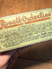 Vintage rexall orderlies for sale  YORK
