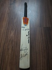 Signed india bat for sale  MANCHESTER