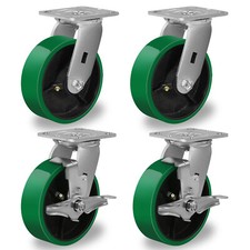 Rodízios resistentes 6"X 2" - Rodízio de poliuretano com capacidade de até 1200-4800 lb comprar usado  Enviando para Brazil