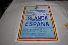 CARTEL OFICIAL 16-12-1988 SELECCION ESPAÑA Y SELECCION IRLANDA DEL NORTE comprar usado  Enviando para Brazil