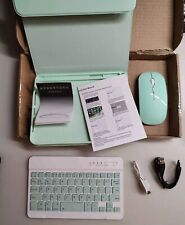 Capa teclado Bluetooth sem fio destacável para iPad Mini 6 com mouse, verde, usado comprar usado  Enviando para Brazil
