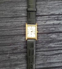 Relógio masculino slim dourado mostrador branco regata novo Batt & Movt vendedor dos EUA*-* comprar usado Relógio masculino slim dourado mostrador branco regata novo Batt & Movt vendedor dos EUA*-* comprar usado  Enviando para Brazil