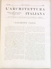 Architettura italiana 1926 usato  Vittuone