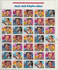 1993 29 centavos Rock and Roll folha completa de 35, Scott #2724-2730, perfeito estado NH comprar usado 1993 29 centavos Rock and Roll folha completa de 35, Scott #2724-2730, perfeito estado NH comprar usado  Enviando para Brazil