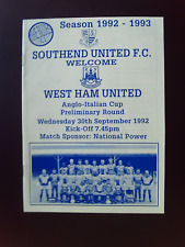 Southend united west for sale  CHISLEHURST