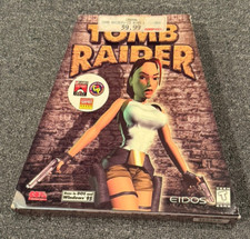 Tomb Raider Original Big Box Trapézio PC Core Eidos Windows 95 DOS Lara Croft comprar usado  Enviando para Brazil