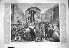 Old antique print for sale  UK