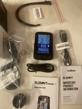 Wahoo ELEMNT ROAM GPS Mapa Ciclismo Bicicleta Computador, Preto USB C Com Defeitos comprar usado  Enviando para Brazil