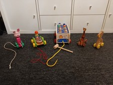 Bundle wooden toys for sale  MANCHESTER