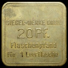 Wertmarke flaschenpfand chemis gebraucht kaufen  Großröhrsdorf