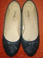 Ballerinas schwarz durchbroche gebraucht kaufen  Berlin