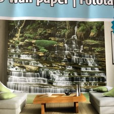 Fototapete wasserfall 194x134 gebraucht kaufen  Nordhastedt