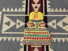 Escultura figurativa Menina arte cerâmica boneca de cerâmica estatueta arte de parede 7x5 T21 comprar usado  Enviando para Brazil