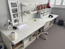 White ikea saljan for sale  WEST MOLESEY