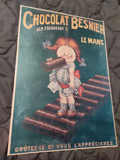 Affiche carton chocolat d'occasion  Hirson