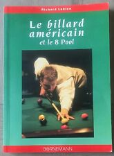 Livre billard américain d'occasion  Corbas