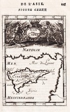 Cyprus zypern map gebraucht kaufen  Seubersdorf