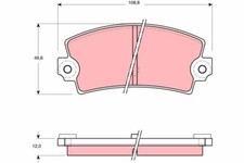 Trw gdb155 kit usato  Cassano Allo Ionio