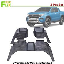 PARA VW AMAROK 2023 EM TAPETES DE ASSOALHO DE LAMA SOB MEDIDA 3D PRETO – MUDBLOCK comprar usado  Enviando para Brazil