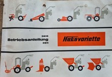 Betriebsanleitung hako variett gebraucht kaufen  Gummersbach