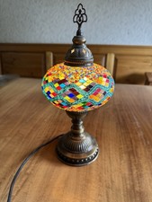 Rientalische mosaiklampe tisch gebraucht kaufen  Weiden