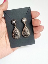 Dangle earrings teardrops for sale  LONDON