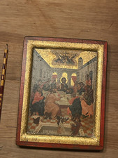 Ikone letzte abendmahl gebraucht kaufen  Bordesholm