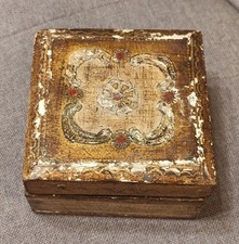 Antico cofanetto legno usato  Roma