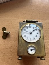 Reiseuhr reisewecker messing gebraucht kaufen  Boppard