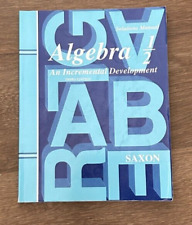 Saxon algebra solution for sale  New Paris