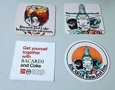 Conjunto de 4 porta-copos Bacardi Rum. comprar usado  Enviando para Brazil