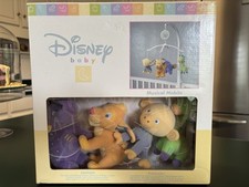 Decoração de berçário móvel musical bebê vintage Disney leão dorme esta noite nunca usado, usado comprar usado  Enviando para Brazil