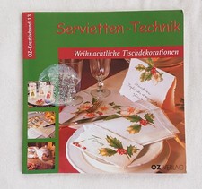 Servietten technik weihnachtli gebraucht kaufen  Bodnegg