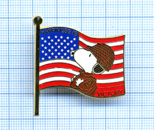 Pin snoopy flag d'occasion  Massy