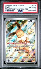 2025 POKEMON PRISMATIC EVOLUTIONS ELITE TRAINER BOX SVP EN-SV #173 EEVEE PSA 10, usado comprar usado  Enviando para Brazil