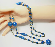 blue glass necklace for sale blue glass necklace for sale Joliet