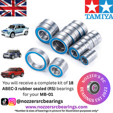 Kit completo de rolamentos Tamiya MB-01 comprar usado  Enviando para Brazil