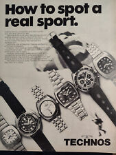 1971 Esquire Original Art Ad Ad Ad Ad Advertisement TECHNOS Relógios Esportivos comprar usado  Enviando para Brazil