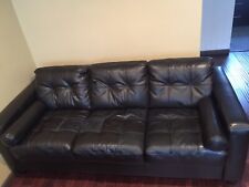 Brown leather sofa for sale  Bayside